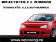 Rotes Auto, Text: "WP-Autoteile & Zubehör. Tuning für alle Automarken." Webseite unten: "wptuning.de".