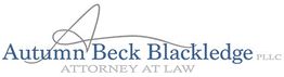 "Autumn Beck Blackledge PLLC, Attorney at Law logo with a stylized 'A' design."