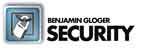 Logo mit Schloss-Symbol und Text "Benjamin Gloger Security".