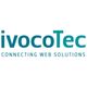 Logo mit Schriftzug "ivocoTec" und Slogan "Connecting Web Solutions" auf weißem Hintergrund.