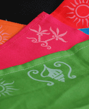 Lasergravur auf Stoffe - Musterbeispiel