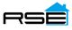 Logo mit den Buchstaben "RSE" und einem blauen Hausdach über den Buchstaben.