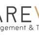 Logo mit Schriftzug: MAREVE Management & Training in schwarzer und goldener Schrift.