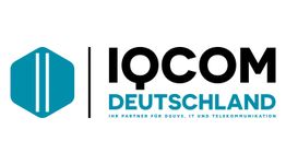 Logo der Firma IQCOM Deutschland, Partner für DGUV3, IT und Telekommunikation.