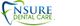 Logo for Ensure Dental Care with a tooth outline.