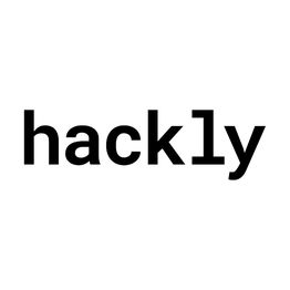 Das Wort "hackly" mit der Zahl eins anstelle des Buchstabens "l" auf weißem Hintergrund.