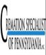 Cremation Specialist of Pennsylvania, Inc. logo with large "C" and blue underline.