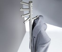 Edelstahl Garderobe