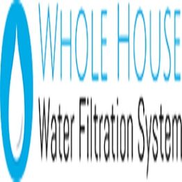 Blue water droplet icon with text: "Whole House Water Filtration System."