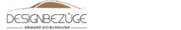 Logo mit stilisiertem Auto, Text: "DESIGNBEZÜGE - Individualität setzt den Unterschied".