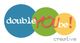 Logo mit blauen, grünen und gelben Kreisen, Text: "doubleYOU be! creative".