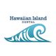Hawaiian Island Dental logo with a stylized wave spelling "smile."