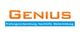 Logo mit "GENIUS" in Orange und Text: "Prüfungsvorbereitung. Nachhilfe. Weiterbildung."