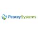 Peacey Systems logo features a globe design with the company name in blue and green text.