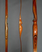 Langbogen mit Arariba Rosenholz