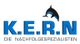 K.E.R.N Logo mit einem springenden Delfin und dem Text "Die Nachfolgespezialisten".