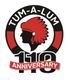Tum-A-Lum 110th Anniversary logo with a silhouette wearing a red headdress.