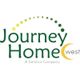 Logo of Journey Home West, featuring green and yellow dots with a crescent moon shape.