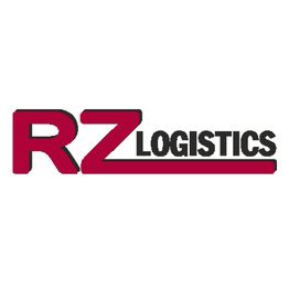 Logo mit rotem "RZ" und schwarzem "Logistics" auf weißem Hintergrund.