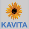 Bild eines Sonnenblumenlogos mit dem Text "KAVITA" darunter.