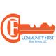 Orange key logo with "CF, Community First Real Estate, LLC" text.