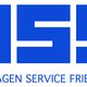 Logo van Bedrijfswagen Service Friesland B.V. in blauw en rood.