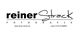Logo von Reiner Strack Fotografie mit Website und Telefonnummer in schwarz-weißer Schrift.