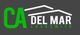 Logo of CA Del Mar Locksmith with green and white text on a dark background.