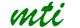 Letras "mti" en verde, estilo cursivo sobre fondo blanco.