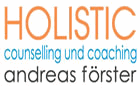 Text-Logo: HOLISTIC counselling und coaching, andreas förster.