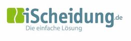 Logo von iScheidung.de mit Slogan "Die einfache Lösung".
