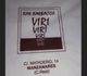 Una servilleta con el logotipo "BAR BARBACOA VIRI VIRI" y dirección en Manzanares, C. Real.