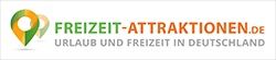 Logo von Freizeit-Attraktionen.de mit dem Slogan: Urlaub und Freizeit in Deutschland.