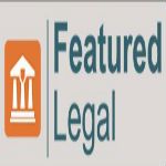 "Logo with an icon of a courthouse and the words 'Featured Legal.'"