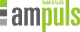 Logo von ampuls GmbH & Co. KG mit grünem und grauem Text.