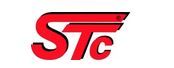 Rotes "STc"-Logo auf weißem Hintergrund.