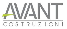Logo grigio e verde con scritta: "AVANT COSTRUZIONI".