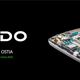 Banner di un centro riparazioni cellulari "iRapido" a Ostia, con immagine di un telefono aperto.