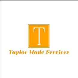 Orange "T" logo with "Taylor Made Services" text.