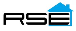 Logo mit den Buchstaben "RSE" und einem blauen Hausdach über den Buchstaben.