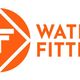 Logo arancione di Water Fitters con le iniziali "WF" all'interno di un cerchio.