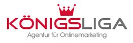 Logo von Königsliga, Agentur für Onlinemarketing, mit Krone über dem "Ö".