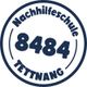 Logo der Nachhilfeschule Tettnang mit der Zahl 8484 in der Mitte.