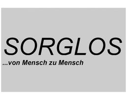Grauer Hintergrund mit dem Text: "SORGLOS ...von Mensch zu Mensch."