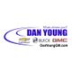Dan Young logo with Chevrolet, Buick, GMC icons, and text "What drives you?" and "DanYoungGM.com".
