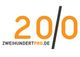Logo mit der Aufschrift "200" und "Zweihundertpro.de" in Schwarz und Orange.