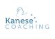 Logo mit der Aufschrift "Kanese Coaching" und stilisiertem Kopf im blauen Design.