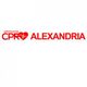 "CPR Alexandria Certification logo with red heart and heartbeat line."