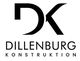 Logo mit den Buchstaben "DK" und dem Text "Dillenburg Konstruktion" darunter.