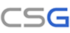 Logo mit den Buchstaben CSG in Grau und Blau auf weißem Hintergrund.